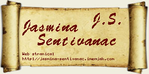 Jasmina Sentivanac vizit kartica